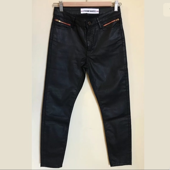 Etienne Marcel Denim - Etienne Marcel Coated Skinny Jeans